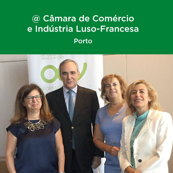 Participantes no evento da Câmara de Comércio e Indústria Luso-Francesa